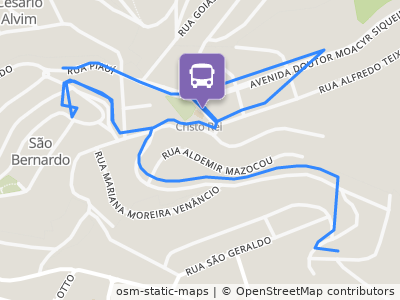 Mapa da parada