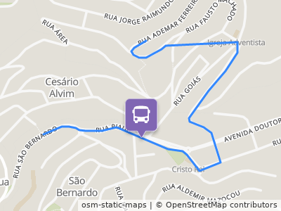 Mapa da parada