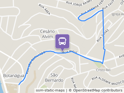 Mapa da parada
