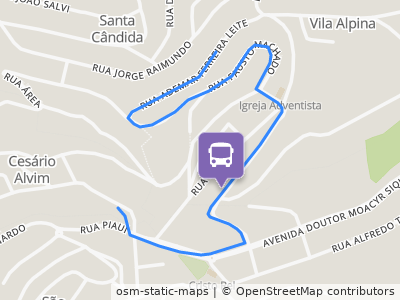 Mapa da parada