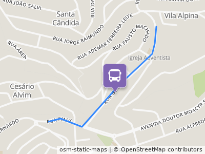 Mapa da parada