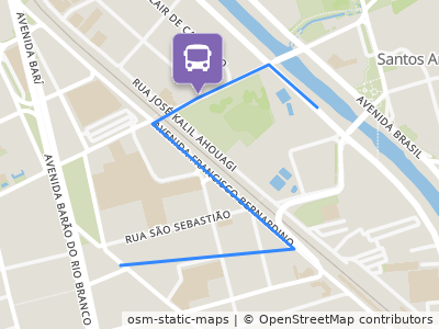 Mapa da parada