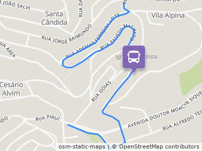 Mapa da parada
