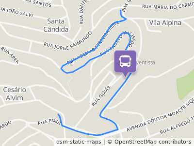 Mapa da parada