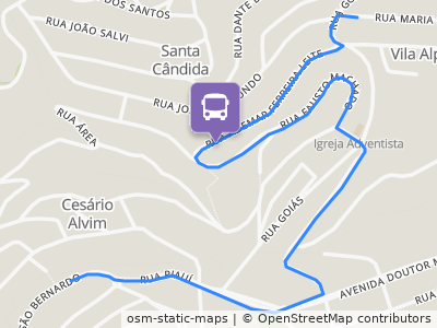 Mapa da parada