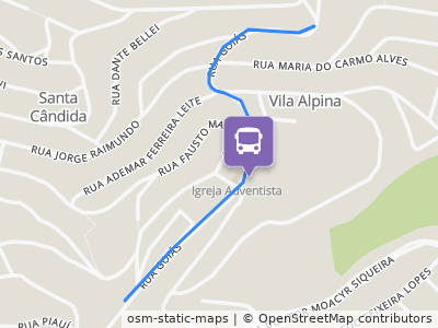 Mapa da parada