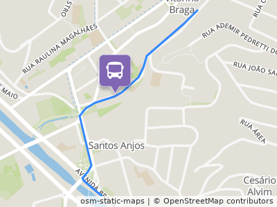 Mapa da parada