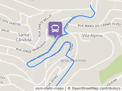 Mapa da parada