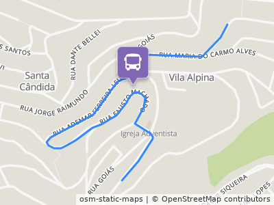 Mapa da parada