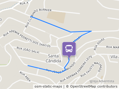 Mapa da parada