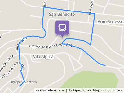 Mapa da parada