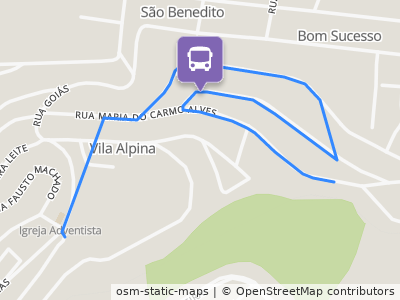 Mapa da parada