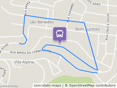 Mapa da parada