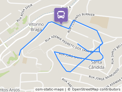 Mapa da parada