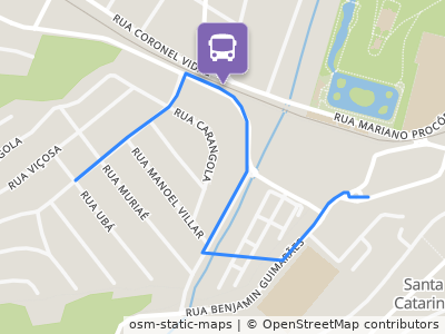 Mapa da parada