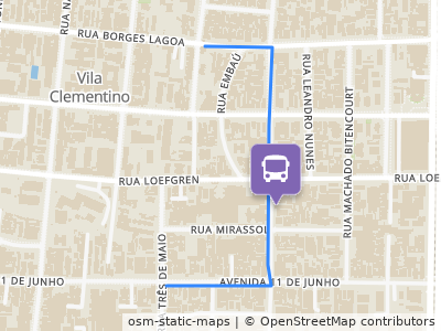 Mapa da parada