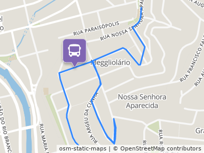 Mapa da parada