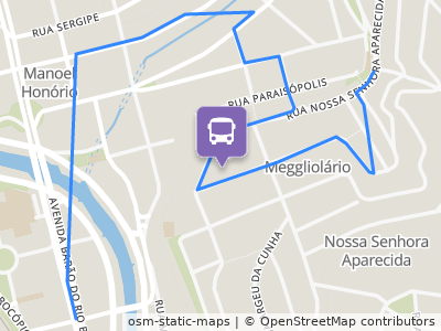 Mapa da parada