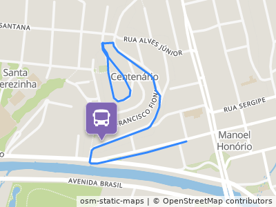 Mapa da parada