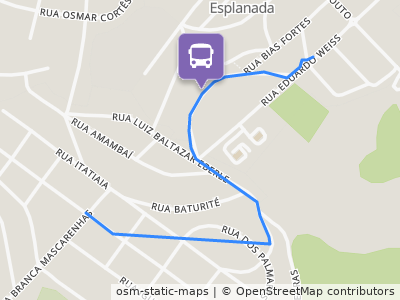 Mapa da parada