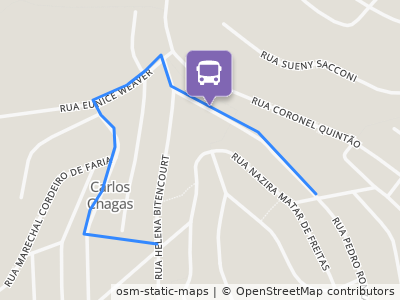Mapa da parada