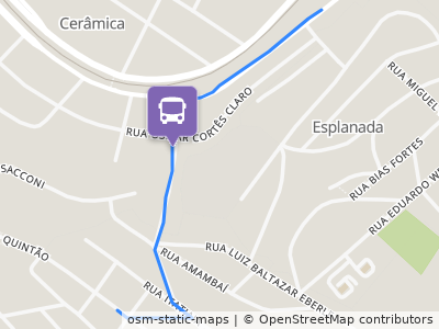Mapa da parada