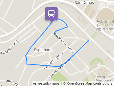 Mapa da parada