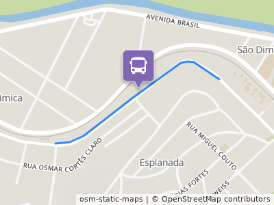 Mapa da parada