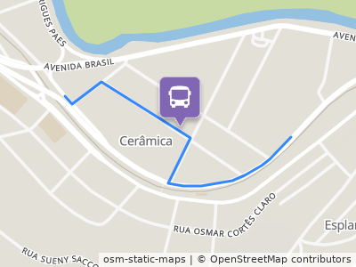 Mapa da parada