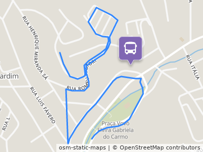Mapa da parada