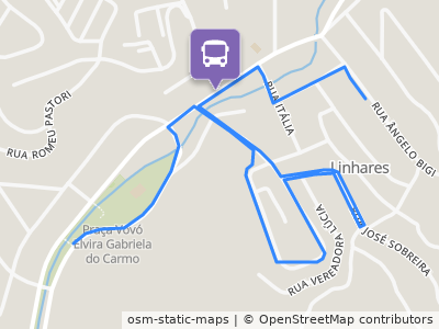 Mapa da parada