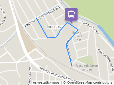 Mapa da parada