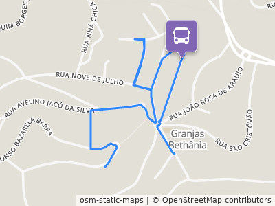 Mapa da parada