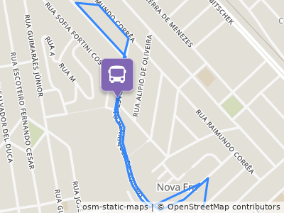 Mapa da parada