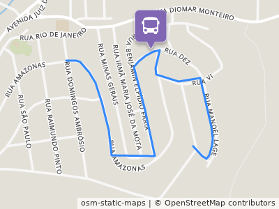 Mapa da parada