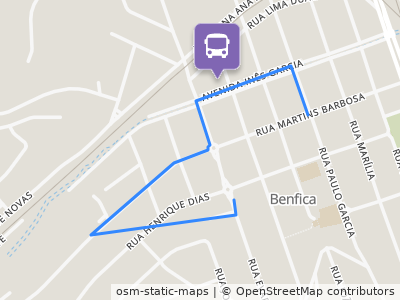 Mapa da parada