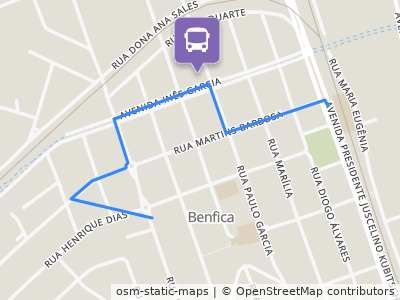 Mapa da parada