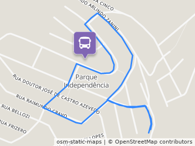 Mapa da parada