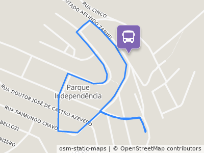 Mapa da parada