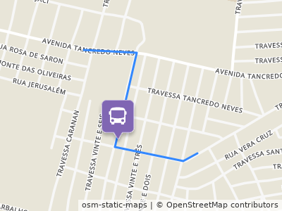 Mapa da parada