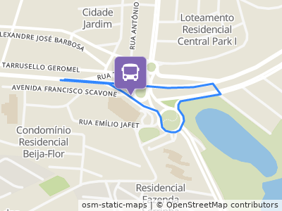 Mapa da parada