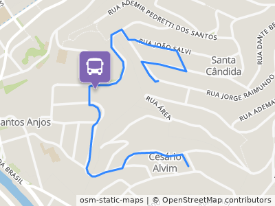 Mapa da parada