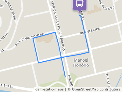 Mapa da parada