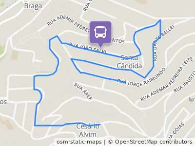 Mapa da parada