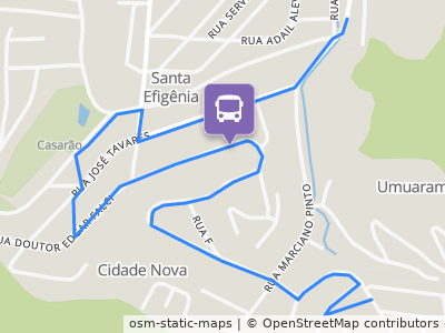 Mapa da parada