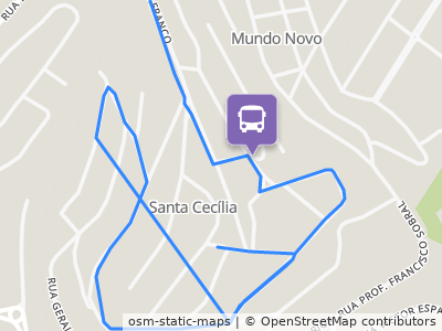Mapa da parada