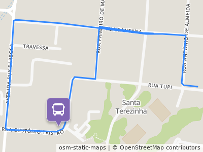 Mapa da parada