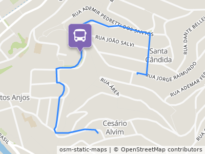 Mapa da parada