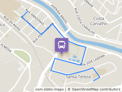 Mapa da parada