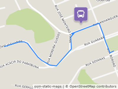 Mapa da parada